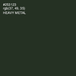 #253123 - Heavy Metal Color Image